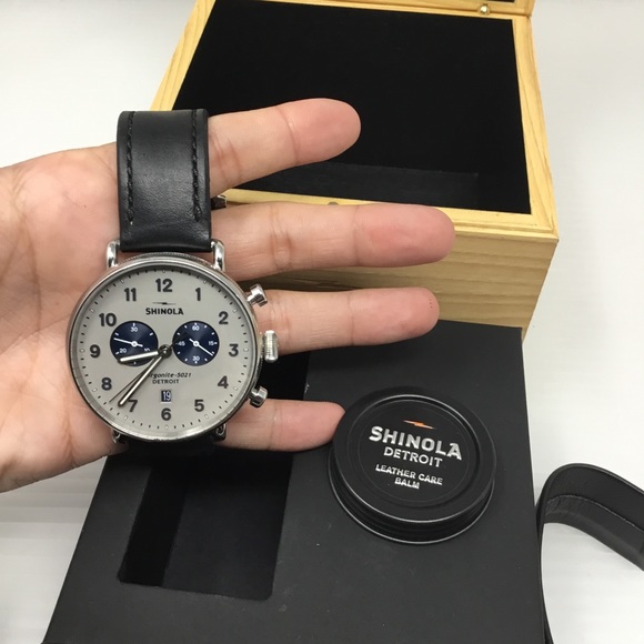 Shinola Other - Shinola Canfield Chrono Leather Watch, 43mm (G2)